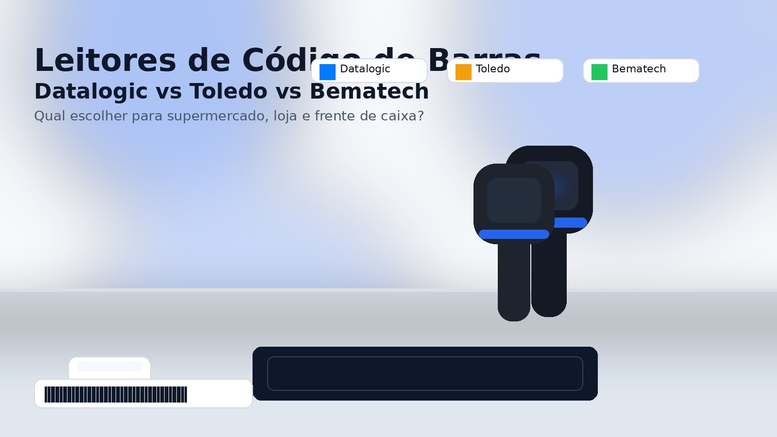 Comparativo de leitores de código de barras no PDV